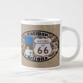 Historische Route 66 ~ Oatman, Arizona Jumbo-Tasse (Rechts)