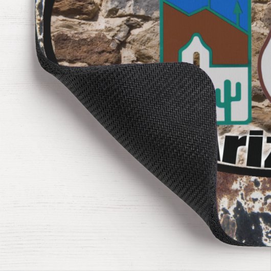 Historische Route 66 Oatman Arizona Mousepad (Ecke)