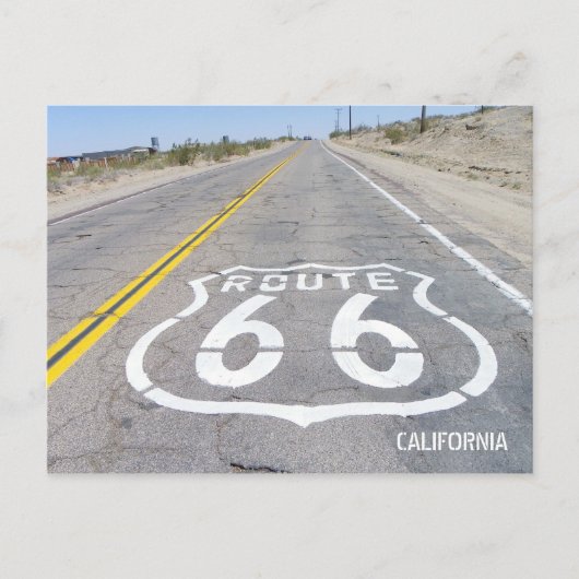 Historische Route 66 Postkarte! Postkarte (Vorderseite)