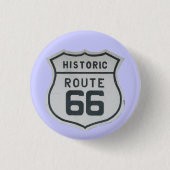 Historische Route 66 Schaltfläche Button (Vorderseite)