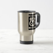Historische Route 66 Stainless Reisebecher (VorderseiteRechts)