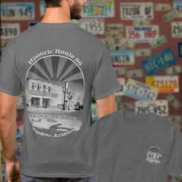 Historische Route 66 Winslow Arizona Zurück T-Shirt