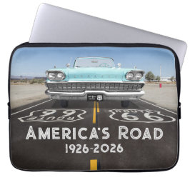 Historische Route 66 zum Centennial-Jubiläum Laptopschutzhülle