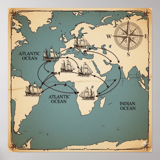 Historische Route Poster (Vorne)