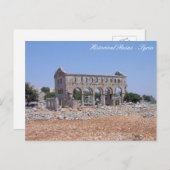 Historische Ruinen, alte Gebäude / Syrien Postkarte (Vorne/Hinten)