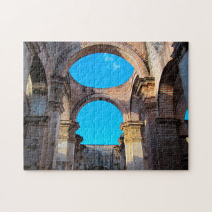 Historische Ruinen der antiken Architektur. Puzzle
