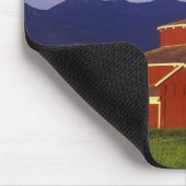 Historische runde Scheune am Zwilling überbrückt Mousepad (Ecke)