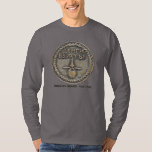 historische russische Bartsteuer Scheinc$langhüls T-Shirt