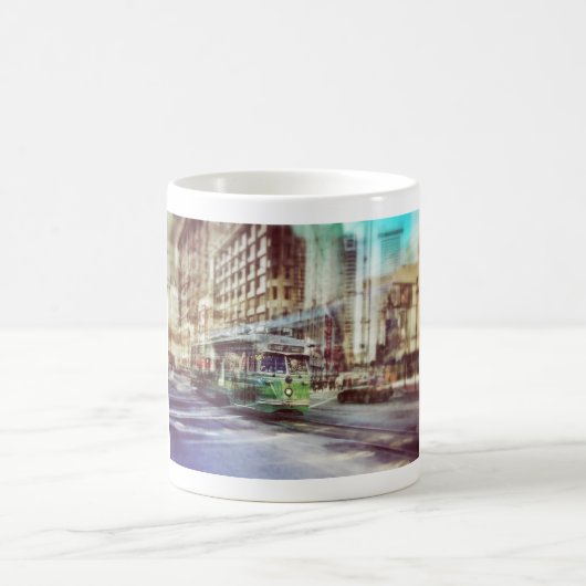 Historische San Francisco Trolly Card Kaffeetasse (Mittel)