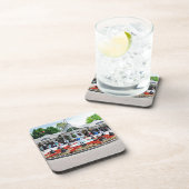 Historische Saratoga 150 am Eröffnungstag Untersetzer (Rechte Seite)