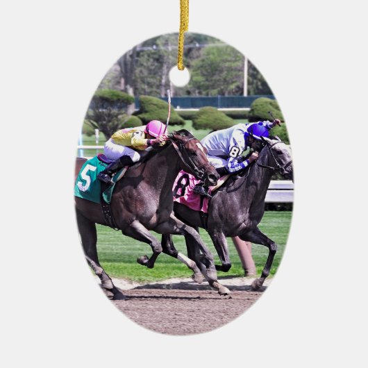 HISTORISCHE SARATOGA KERAMIKORNAMENT (Vorne)