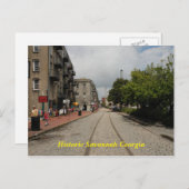 Historische Savannah Georgia Postcard Postkarte (Vorne/Hinten)