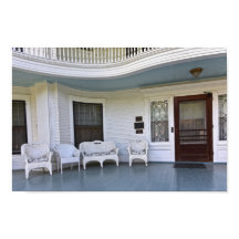 Historische Seelye-Villa Abilene, Kansas, Veranda
