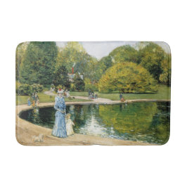 Historische Sicht auf den Central Park (New York) Badematte