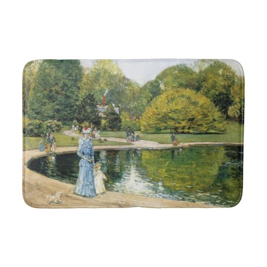 Historische Sicht auf den Central Park (New York) Badematte (Vorderseite)