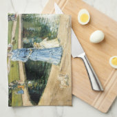 Historische Sicht auf den Central Park (New York) Geschirrtuch (Viertel Falte)