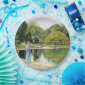 Historische Sicht auf den Central Park (New York) Pappteller (Party)