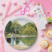 Historische Sicht auf den Central Park (New York) Pappteller (Party)