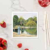 Historische Sicht auf den Central Park (New York) Serviette (Beispiel)