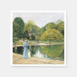 Historische Sicht auf den Central Park (New York) Serviette