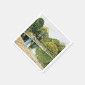 Historische Sicht auf den Central Park (New York) Serviette (Ecke)