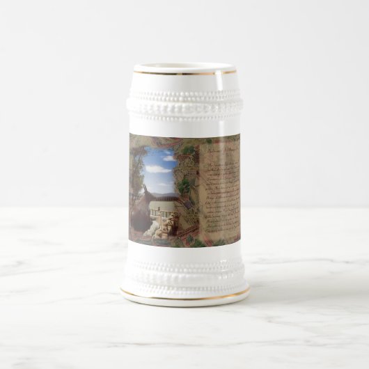 Historische Sommerpalast-Tasse Bierglas (Mittel)