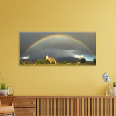 Historische St. Ignatius Mission in St. Ignatius 2 Leinwanddruck (Insitu (Wohnzimmer))