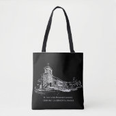 Historische St. Luke's Of the Mountains Tasche SCH (Vorderseite)