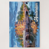 Historische Stadt Amsterdam, Niederlande Puzzle (Vertikal)