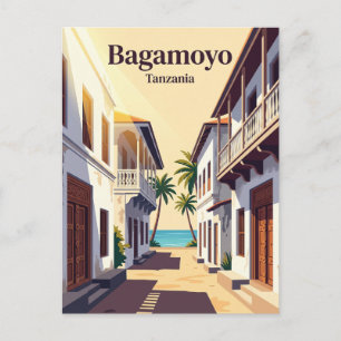 Historische Stadt Bagamoyo Tansania Postkarte