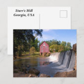 Historische Starr-Mühle Postkarte (Vorne/Hinten)