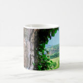 Historische Stätten, Ruinen der Burg von Großbrita Kaffeetasse (Mittel)