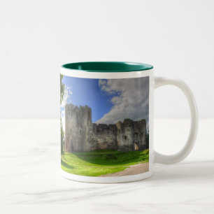 Historische Stätten, Ruinen der Burg von Großbrita Zweifarbige Tasse