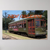 Historische Straßenbahn Poster (Vorne)
