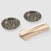 Historische Symbole Tattoo-Style Fächer (Non-assembled)