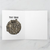 Historische Symbole Tattoo-Style Karte (Innenseite)