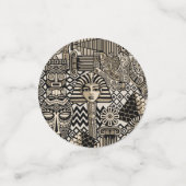 Historische Symbole Tattoo-Style Konfetti (Klein Vorderseite)