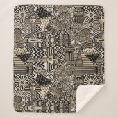 Historische Symbole Tattoo-Style Sherpadecke (Vorderseite)