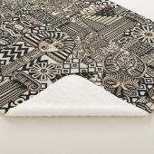 Historische Symbole Tattoo-Style Sherpadecke (3/4)