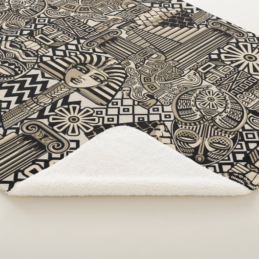 Historische Symbole Tattoo-Style Sherpadecke (3/4)