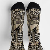 Historische Symbole Tattoo-Style Socken (Oben)