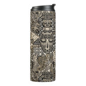 Historische Symbole Tattoo-Style Thermosbecher (Nach links gedreht)