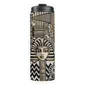 Historische Symbole Tattoo-Style Thermosbecher (Vorderseite)