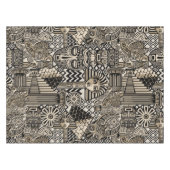 Historische Symbole Tattoo-Style Tischdecke (Vorderseite (Horizontal))