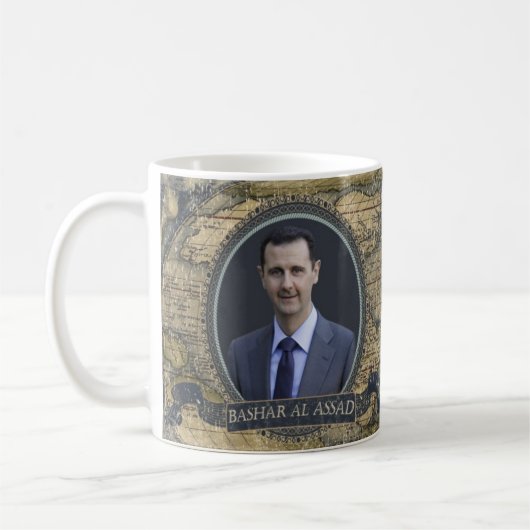 Historische Tasse Bashar AlAssad (Links)