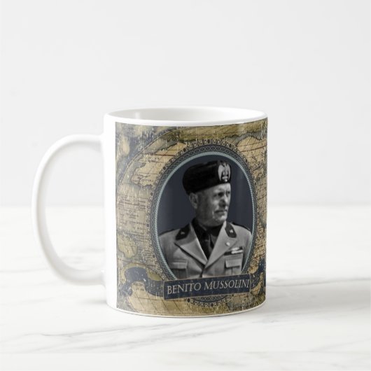 Historische Tasse Benito Mussolini (Links)