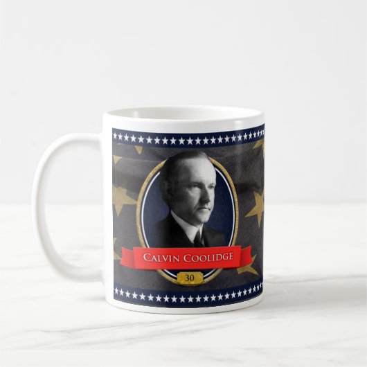 Historische Tasse Calvin Coolidge (Links)