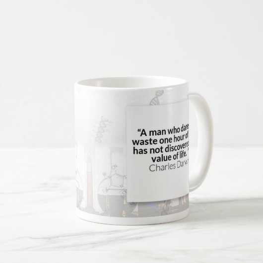 Historische Tasse Charles Darwin (VorderseiteRechts)