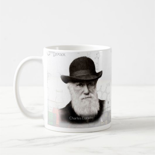 Historische Tasse Charles Darwin (Links)