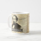 Historische Tasse Charles Dickens (Vorderseite Links)